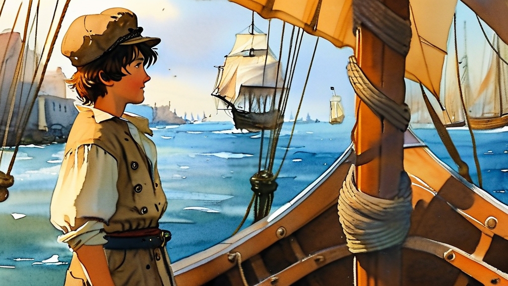 少年鲁滨逊第一次远航